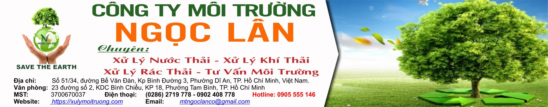 Công Ty Môi Trường Ngọc Lân