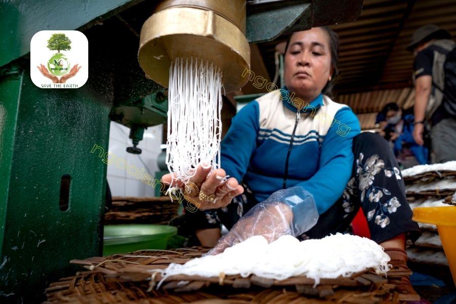 Xử lý nước thải sản xuất bún